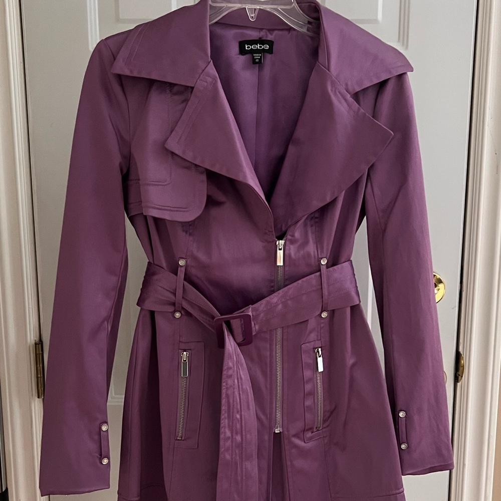 Purple Trench Coat